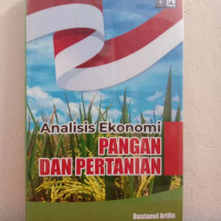 Image of Analisis Ekonomi Pangan dan Pertanian