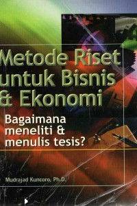 Image of Metode Riset untuk Bisnis dan Ekonomi